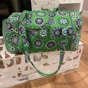 Kelly green XL Vera Bradley duffle